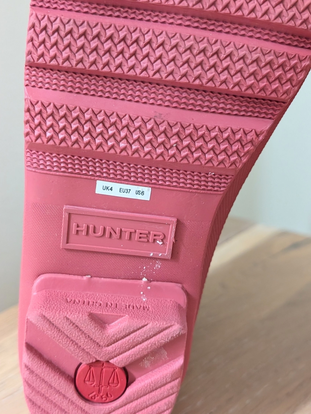 Hunter Classic Original Matte Short Rain Boots in Rose Pink - 6 - Picture 10 of 13